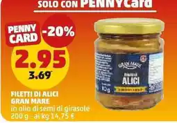 PENNY Filetti di alici Gran Mare offerta