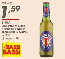 Italmark Birra Doppio Malto Strong Lager Tennent's Super offerta