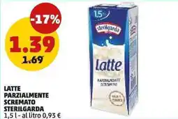 PENNY Latte Parzialmente Scremato Sterilgarda offerta