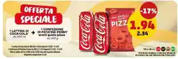 PENNY Coca-Cola + Patatine Penny anelli gusto pizza offerta