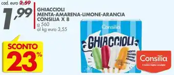 Italmark Ghiaccioli Consilia offerta