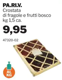 GrosMarket PA.RI.V. Crostata di fragole e frutti bosco offerta