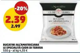 PENNY BUCATINI ALL'AMATRICIANA LE SPECIALITÀ CUOR DI TERRA offerta