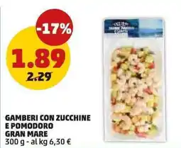 PENNY Gamberi con zucchine e pomodoro Gran Mare offerta