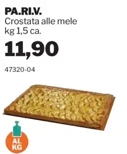 GrosMarket PA.RI.V. Crostata alle mele offerta