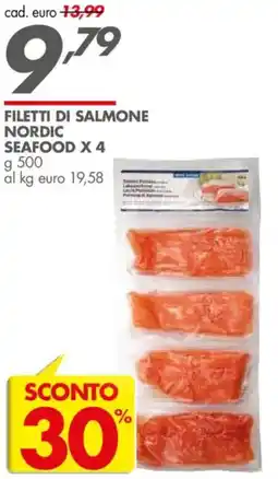 Italmark Filetti di Salmone Nordic Seafood offerta