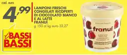 Italmark Lamponi freschi congelati ricoperti di cioccolato bianco e al latte Franui offerta