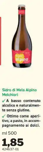 GrosMarket Sidro di Mela Alpino Melchiori offerta