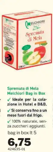 GrosMarket Spremuta di Mela Melchiori offerta