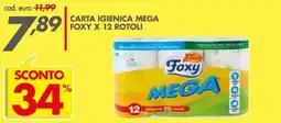 Italmark Carta Igienica Mega Foxy offerta