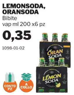 GrosMarket LemonSoda, OranSoda offerta