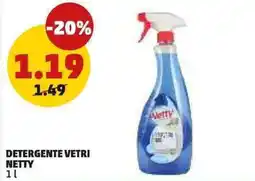 PENNY Detergente vetri Netty offerta