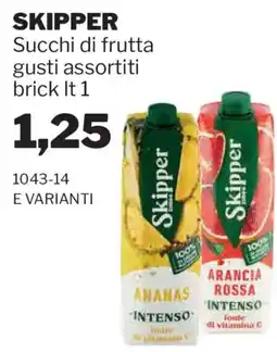 GrosMarket SKIPPER Succhi di frutta offerta