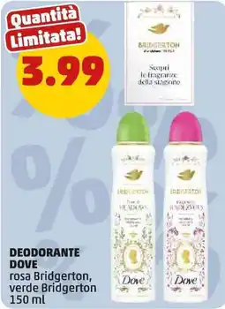 PENNY DEODORANTE DOVE offerta