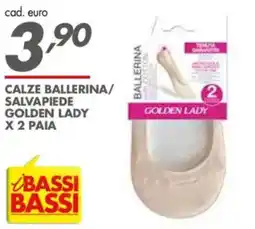Italmark CALZE BALLERINA/SALVAPIEDE GOLDEN LADY offerta