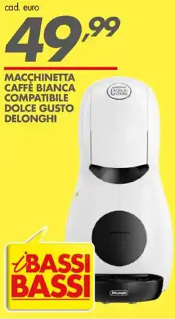 Italmark Macchinetta Caffè Bianca Compatibile Dolce Gusto DeLonghi offerta