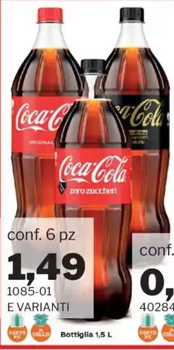GrosMarket Coca-Cola zero zuccheri offerta