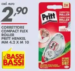 Italmark Correttore Compact Flex Roller Pritt Henkel offerta