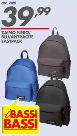 Italmark ZAINO NERO/BLU/ANTRACITE EASTPACK offerta