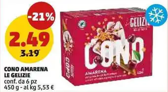 PENNY CONO AMARENA LE GELIZIE offerta