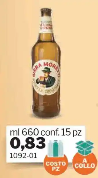 GrosMarket Birra Moretti offerta