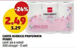 PENNY Carta igienica profumata Penny offerta