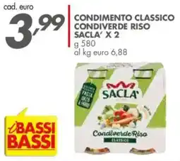 Italmark Condimento Classico Condiverde Riso Sacla' offerta