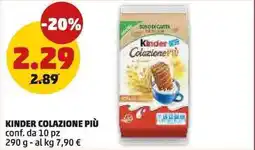 PENNY Kinder Colazione Più offerta