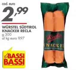Italmark Würstel Südtirol Knacker Recla offerta