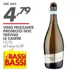 Italmark Vino frizzante Prosecco DOC Treviso Le Casere offerta