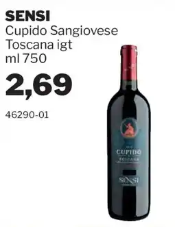 GrosMarket SENSI Cupido Sangiovese Toscana igt offerta