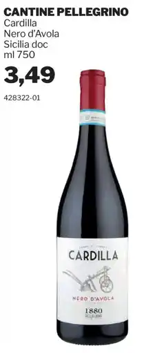 GrosMarket Cantine Pellegrino Cardilla Nero d'Avola offerta