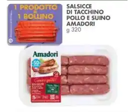 Italmark Salsicce di tacchino pollo e suino Amadori offerta
