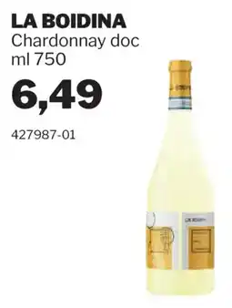 GrosMarket LA BOIDINA Chardonnay doc offerta