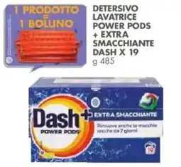 Italmark Dash detersivo lavatrice power pods + extra smacchiant offerta