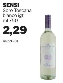 GrosMarket SENSI Soro Toscana bianco igt offerta