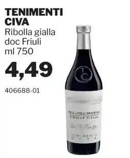 GrosMarket Ribolla gialla doc Friuli offerta