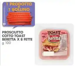 Italmark Prosciutto cotto toast Beretta offerta