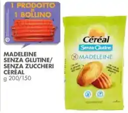 Italmark Madeleine senza glutine/ senza zuccheri Céréal offerta