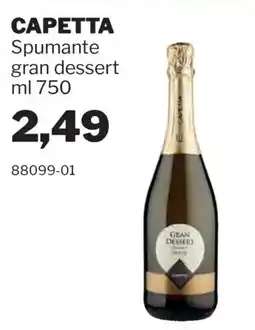GrosMarket CAPETTA Spumante gran dessert offerta