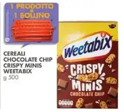 Italmark Cereali Chocolate Chip Crispy Minis Weetabix offerta