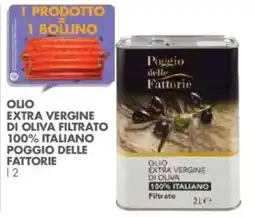 Italmark Olio extra vergine di oliva filtrato Poggio delle Fattorie offerta