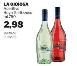 GrosMarket LA GIOIOSA Aperitivo Hugo, Spritzoso offerta