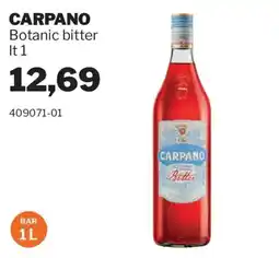 GrosMarket CARPANO Botanic bitter offerta