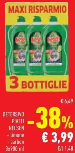 Conad Detersivo piatti Nelsen offerta