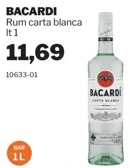 GrosMarket BACARDI Rum carta blanca offerta