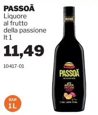 GrosMarket PASSOÃ Liquore al frutto della passione offerta