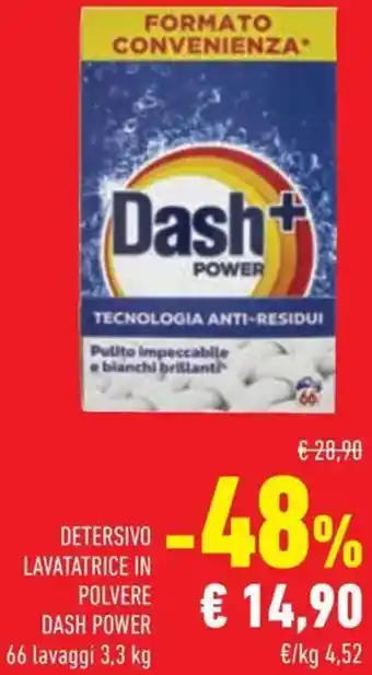 Detersivo lavatatrice in polvere Dash Power