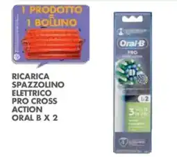 Italmark Ricarica spazzolino elettrico pro cross action oral B offerta