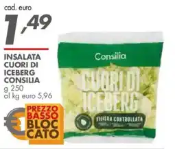 Italmark Insalata cuori di iceberg Consilia offerta